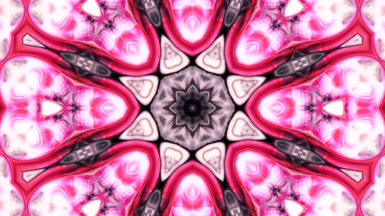 movimiento de fondo de kaleidoscopio abstractamente colorido