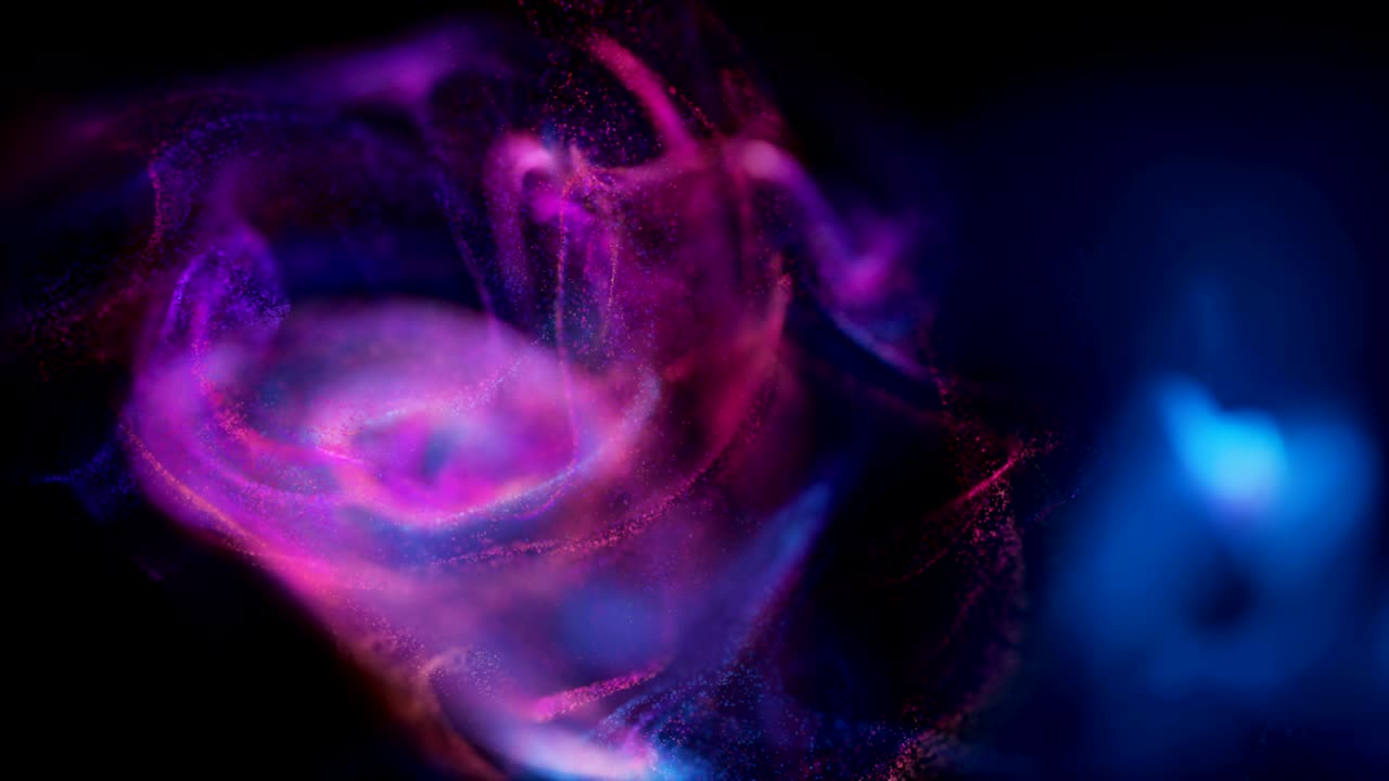 sfondo di particelle astratte. sequenza di loop.