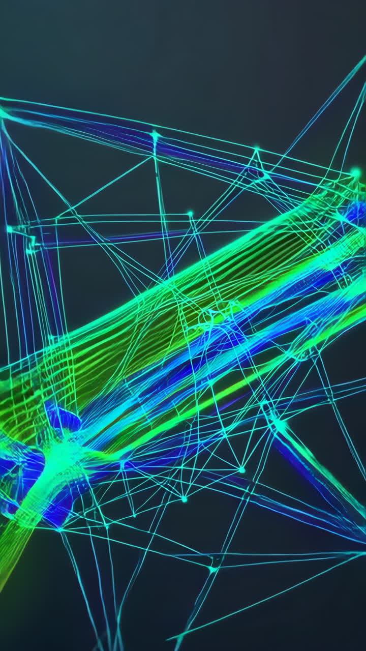 Abstract Glowing Network Design
