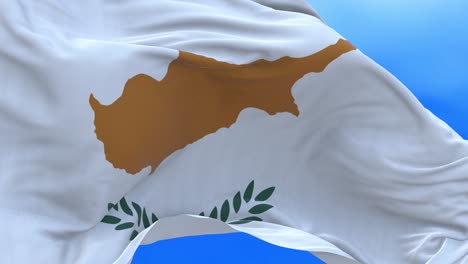 seamless loop of cyprus flag.