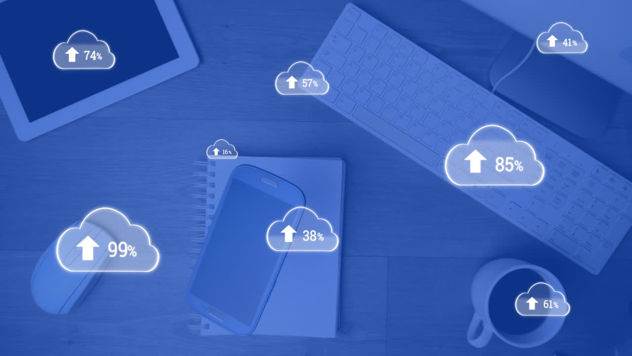 디지털 클라우드에 업로드하는 것