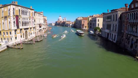 Gran-Canal-De-Venecia,-Italia-Video-De-Lapso-De-Tiempo