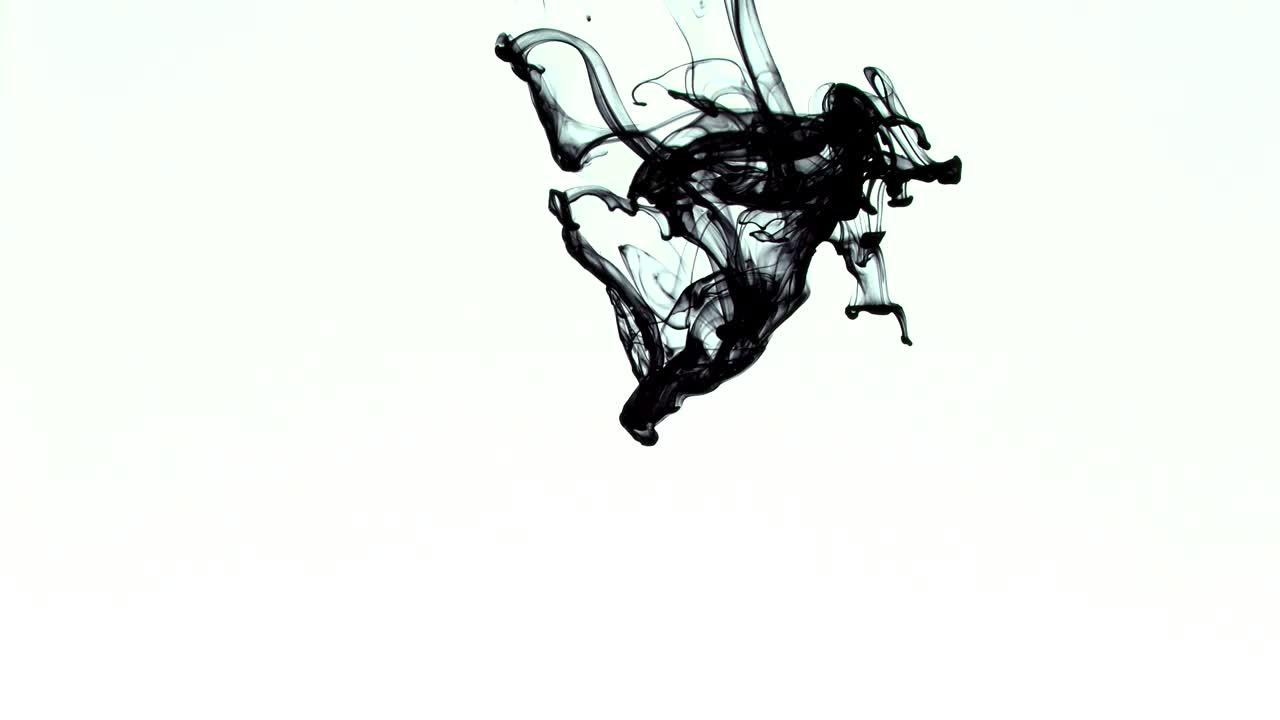 Abstract Ink Spread in Underwater