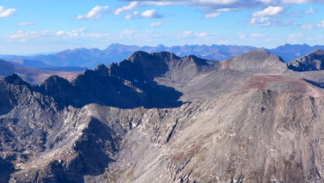 rocky mountains colorado mount sherman quandary rocky mountains 14er landscape kite lake mount lincoln loop fourteener hiking trail top of bross cameron democrat grays torreys peak morning pan left