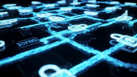 abstract network security visualization