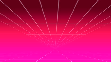 moving grid lines on pink background 4k