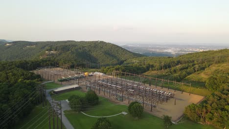 estación secundaria del embalse de raccoon mountain