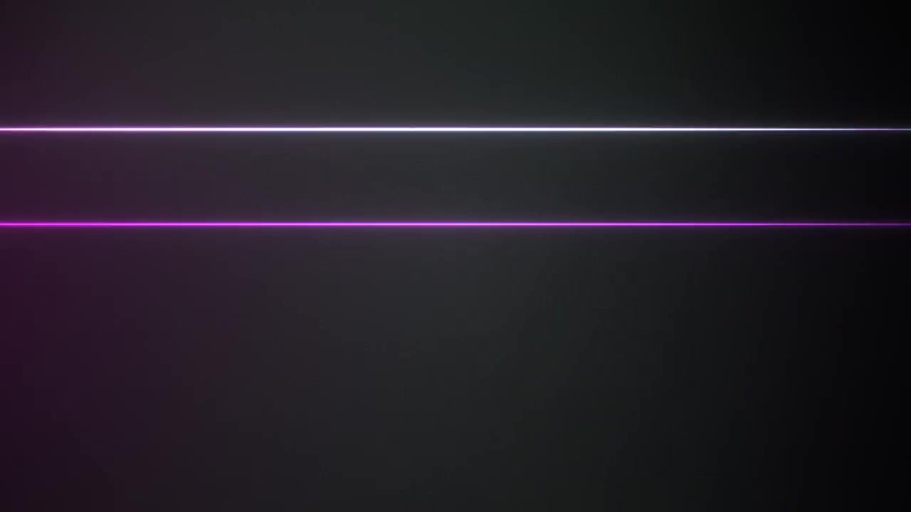 Dynamic Purple Neon Laser Lines on Dark Background
