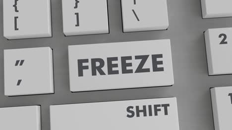 FREEZE-BUTTON-PRESSING-ON-KEYBOARD