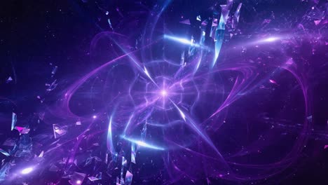 abstract cosmic energy portal