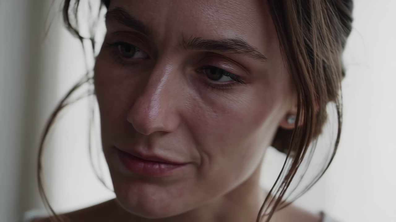 primer plano de la cara de una mujer