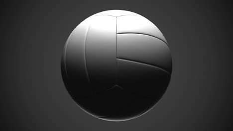 volleyball ball isolated on gray background.