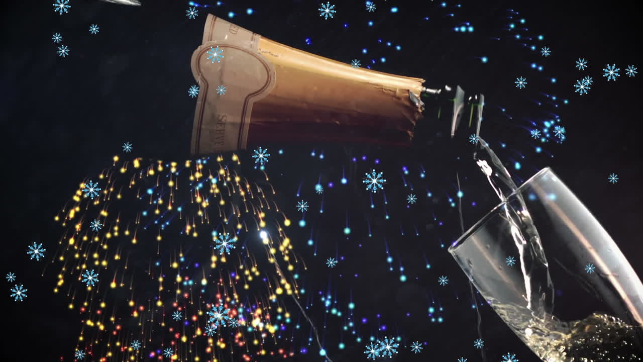 불꽃놀이가 폭발하고  ⁇ 페인 한 잔의 애니메이션