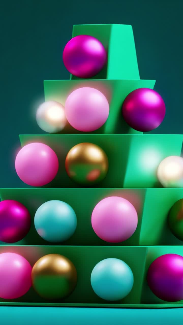 A Vibrant Display of Colorful Orbs Stacked in a Playful Arrangement, Creating a Festive Mood with Shiny Surfaces and Vivid Colors, Perfect for Celebrations or Joyful Occasions