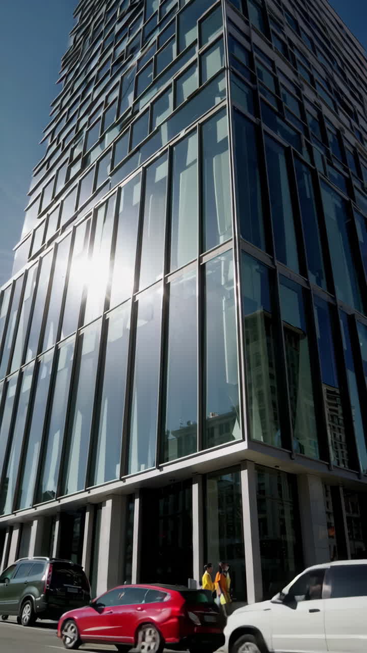 rascacielos moderno en un entorno urbano