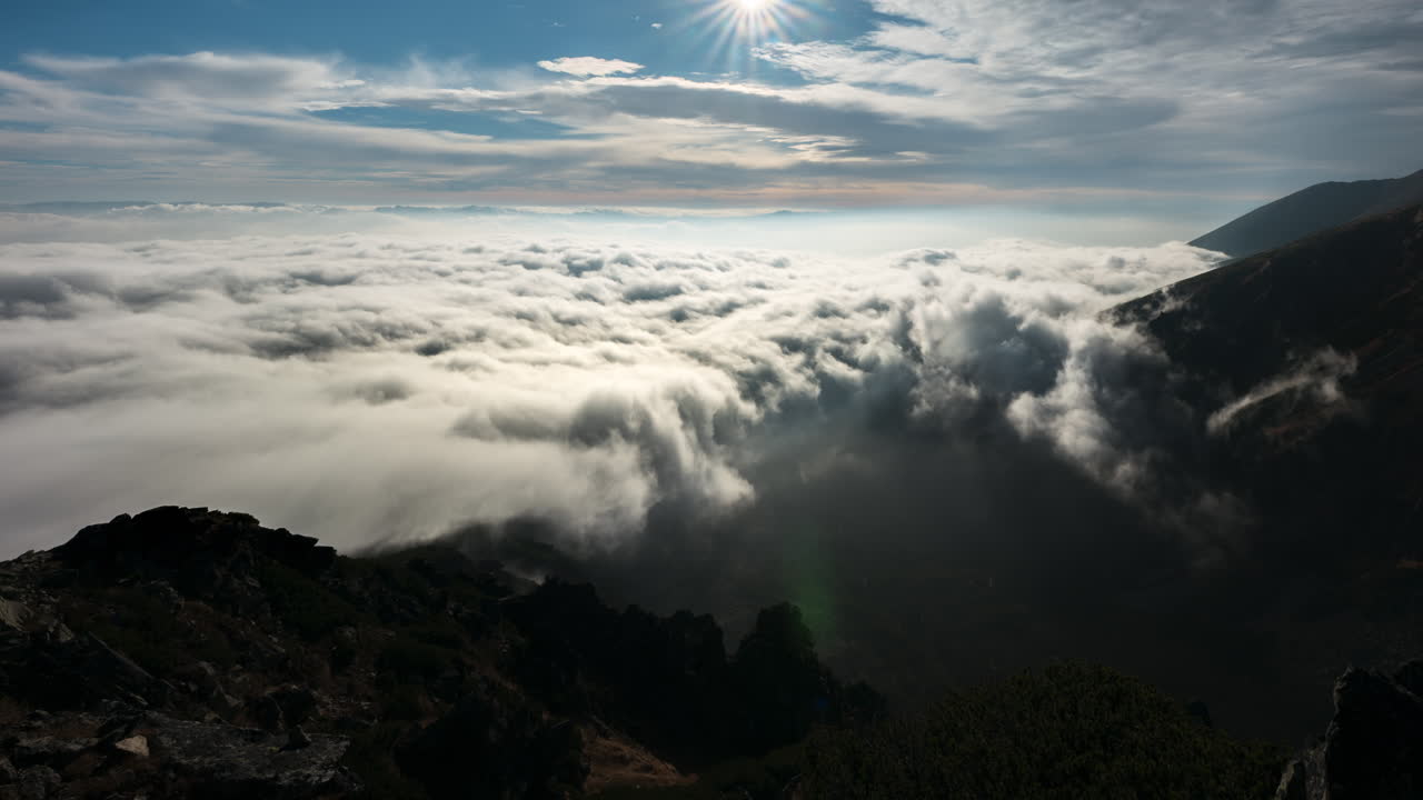 Premium stock video - Cloud inversion timelapse with cool shadow ...