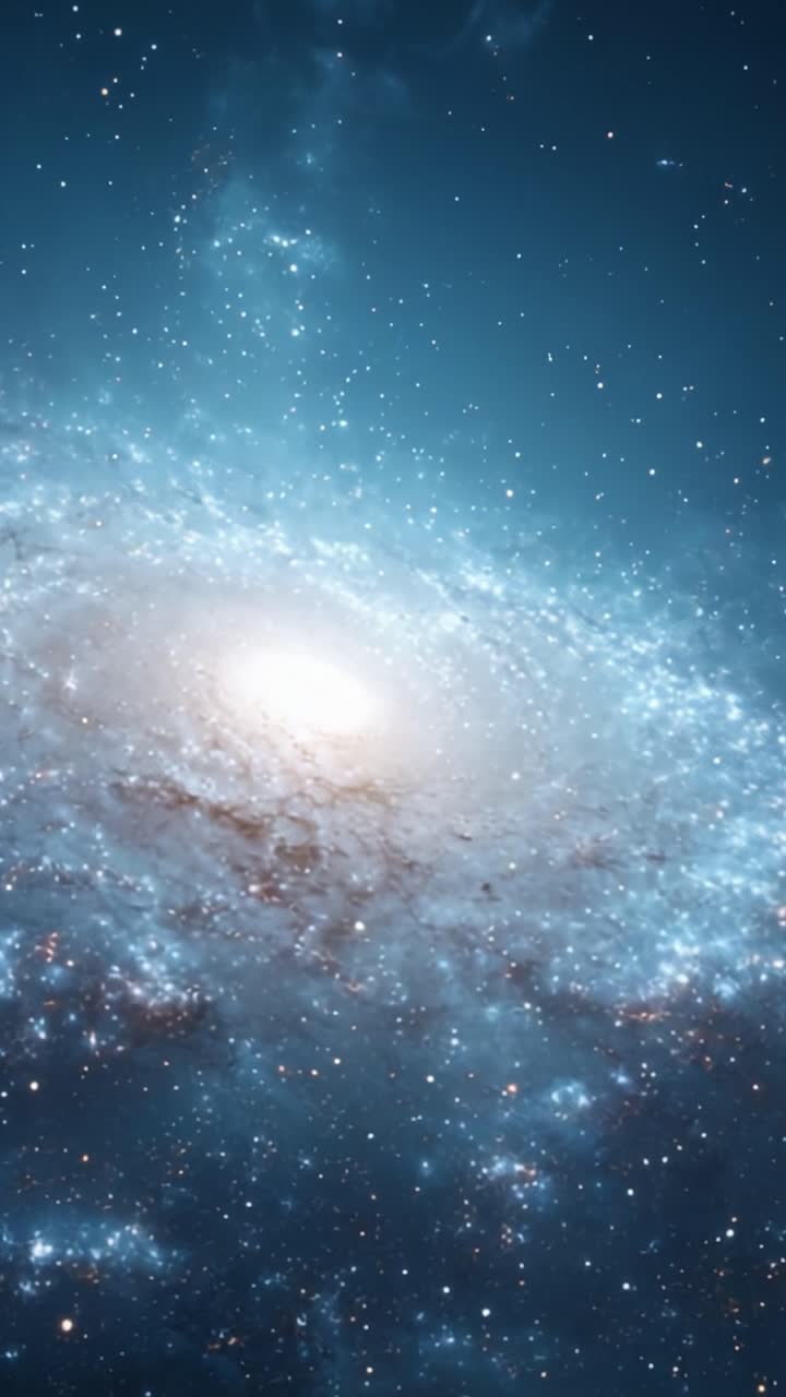 A Stunning View of the Spiral Galaxy: A Celestial Display of Stars, Cosmic Dust, and Light in the Enigmatic Universe