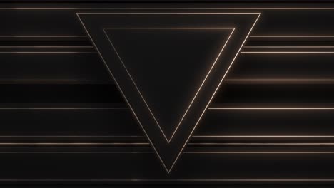 abstract geometric triangle design