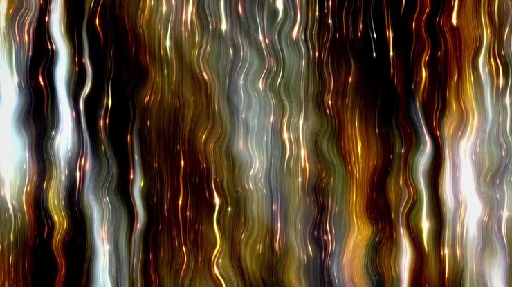 Festive Abstract Golden Light Streaks Luxury Lounge Background Loop
