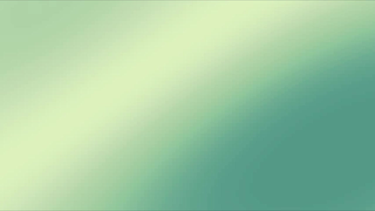 Abstract Soft Green Gradient Background Motion