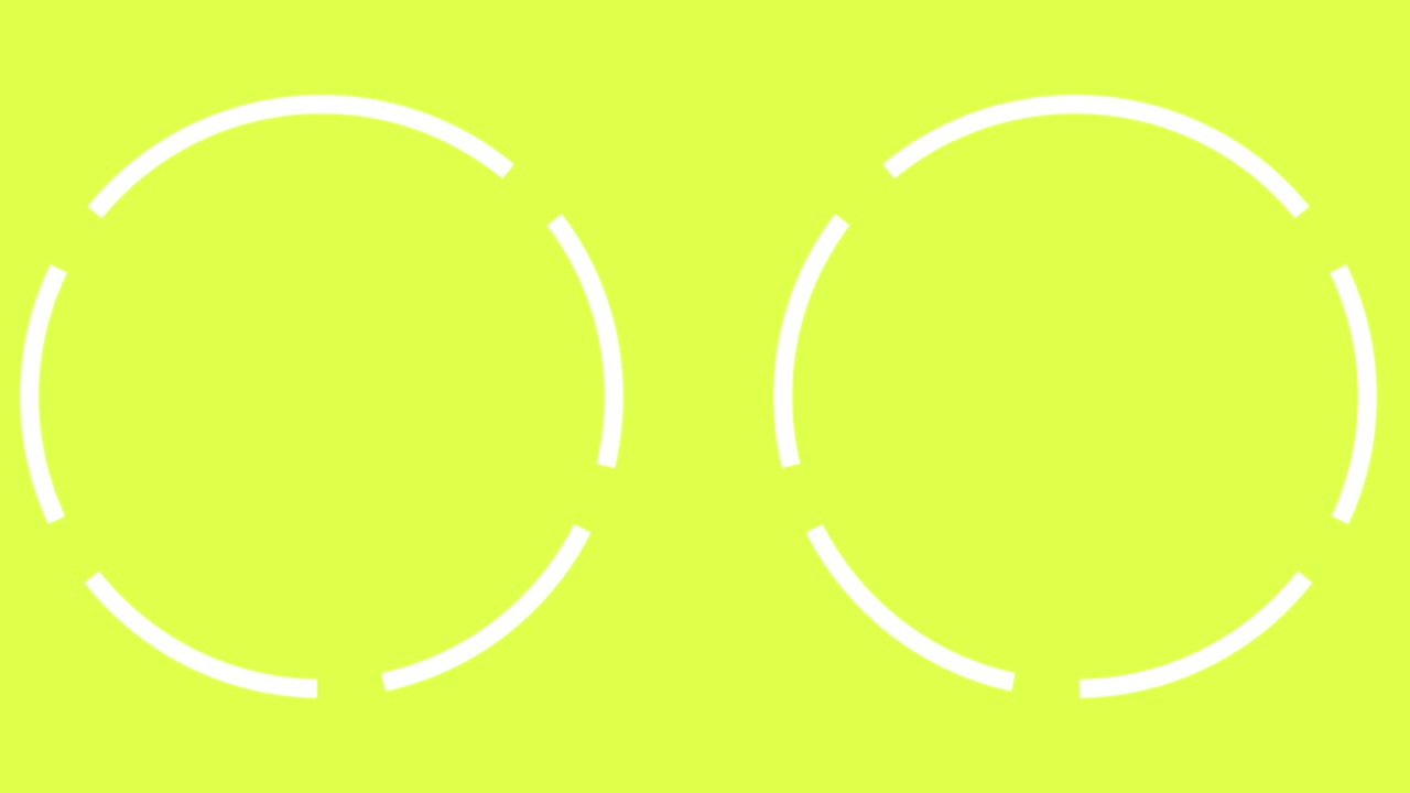 원 회전 스플릿 팝 애니메이션 모션 그래픽