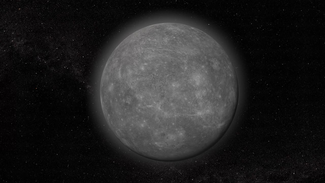 우주에서 수은 행성