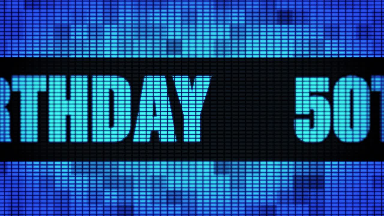 Happy Birthday Display