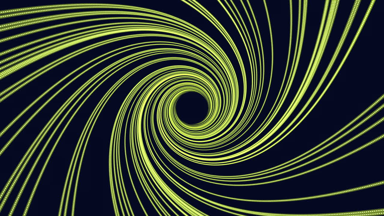 역동적인 은 나선은 매혹적인 소용돌이 효과를 만니다.