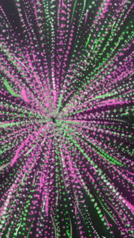 explosión abstractamente colorida