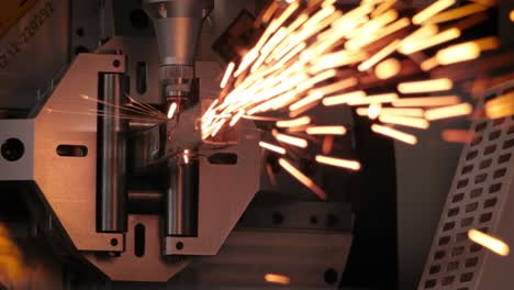cnc laser and gas cutting of metal, modern industrial technology