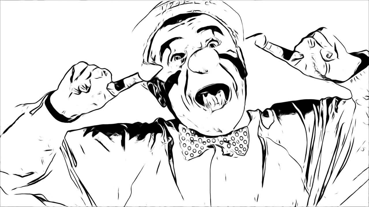 이모티콘 광대 만화