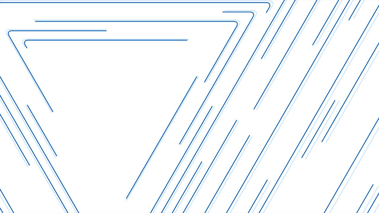 líneas triangulares azules fondo de movimiento tecnológico futurista abstracto