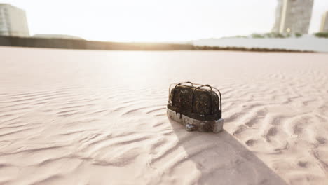 old-rusted-trash-on-the-sand-beach