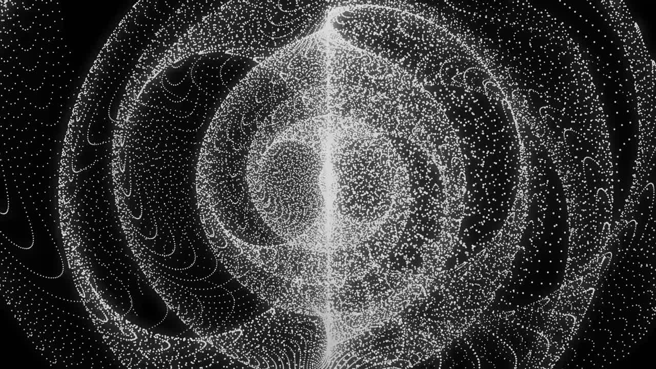 patrón de forma de punto de color blanco animación gráficos de movimiento