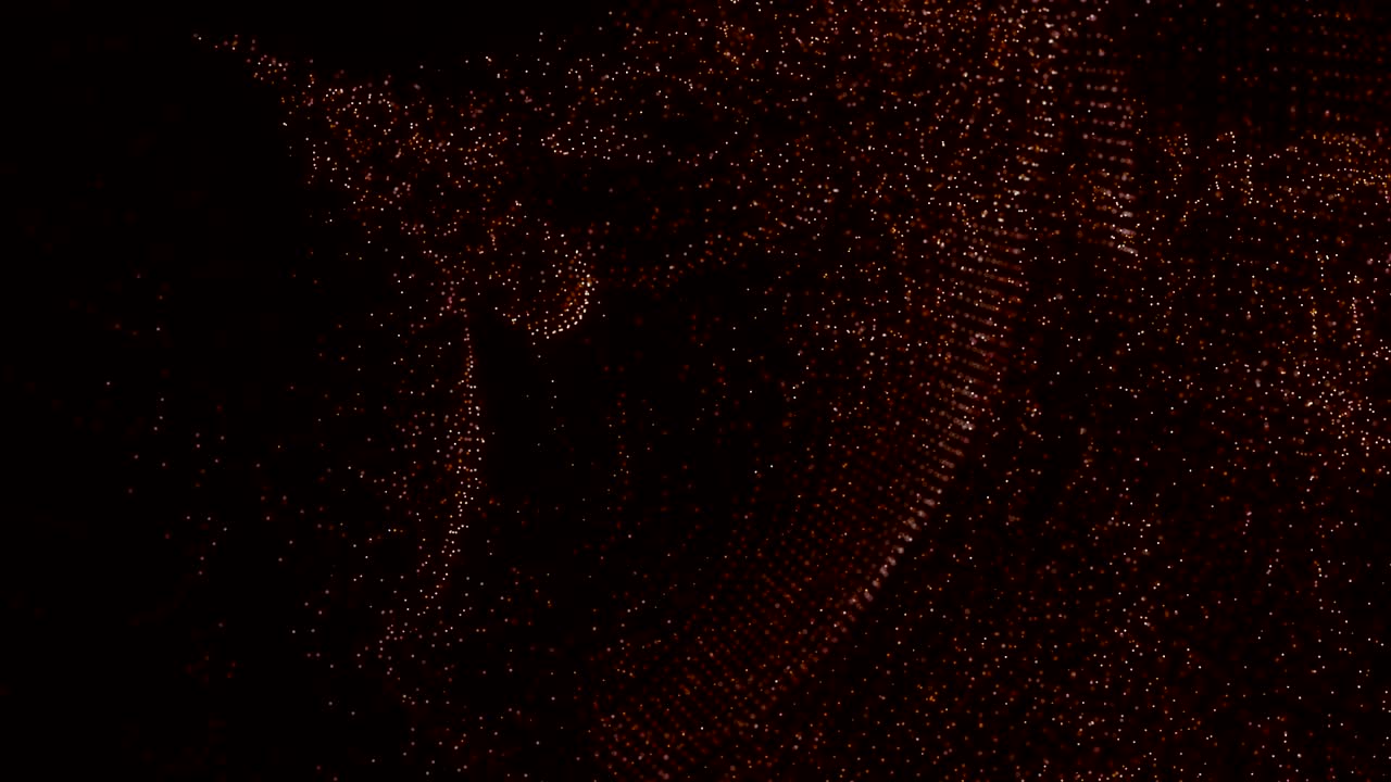 4k Abstract background floating particle surface