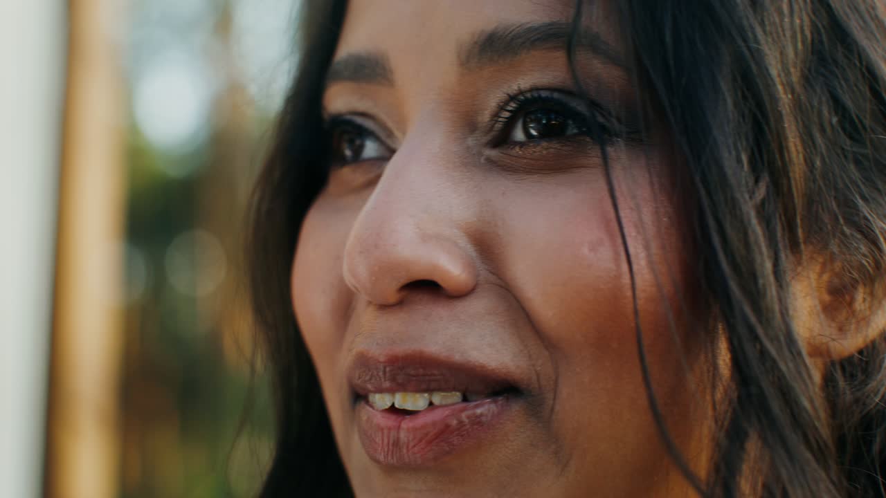 retrato en primer plano de una mujer