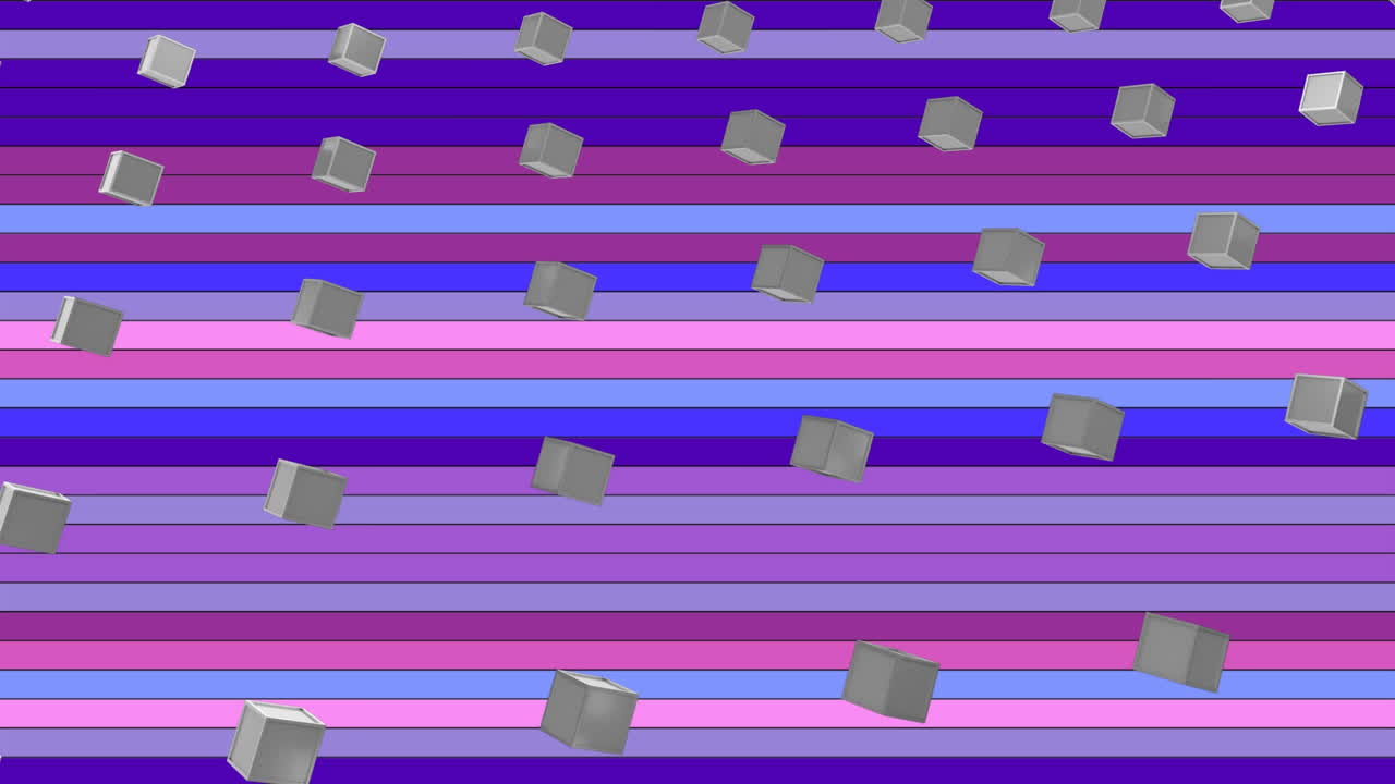 컬러 배경에 있는  ⁇  사각형의 애니메이션