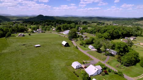 farmland near damascus and abingdon virginia in spring