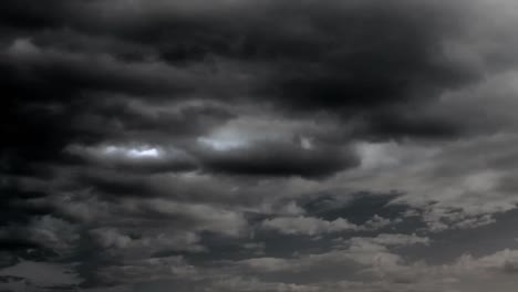 view of storm with dark clouds