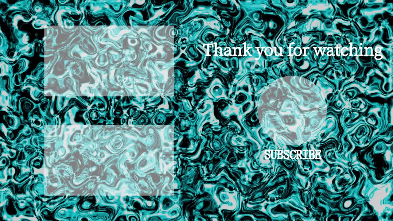 el metal líquido se mueve tarjeta final pantalla final gráficos de movimiento