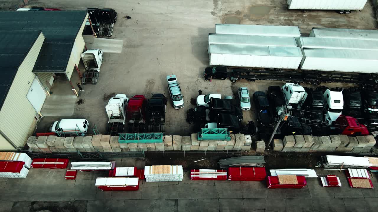 carhauler 트럭 운송 회사 야드 4k