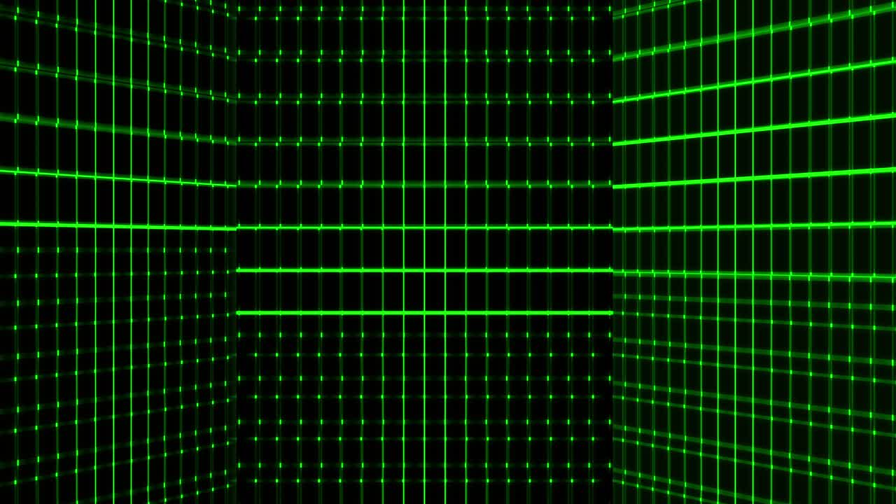 Vertical retro-futuristic 80s synthwave grid background. Seamless loop futuristic technology background.