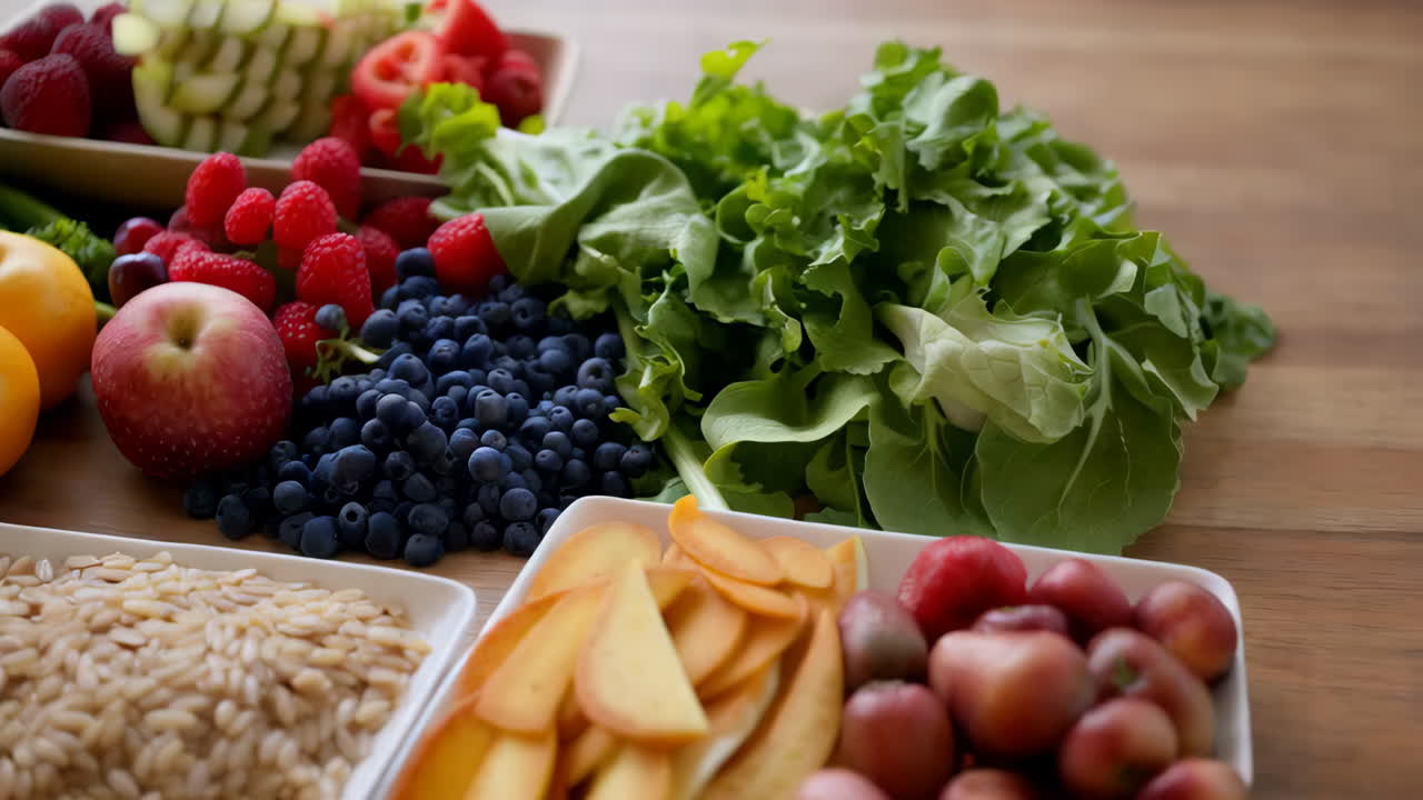 신선한 과일과 채소 품종