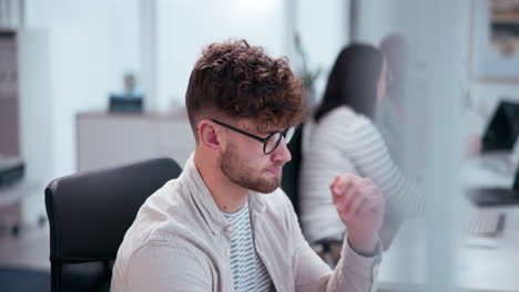 people working in a modern office