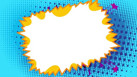 abstract background with green screen. motion poster. 4k animated comic book moving elements.