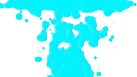 animación movimiento abstracto azul líquido puntos blanco salpicadura fondo 2