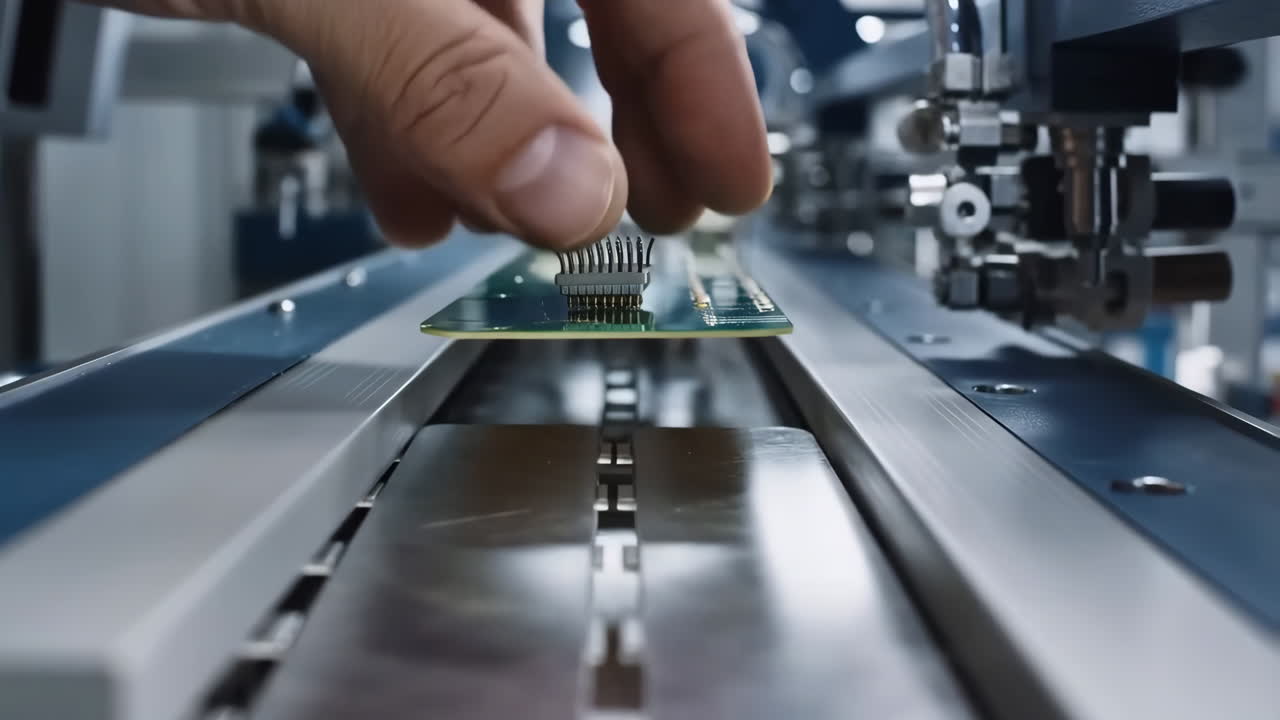 proceso de fabricación de productos electrónicos