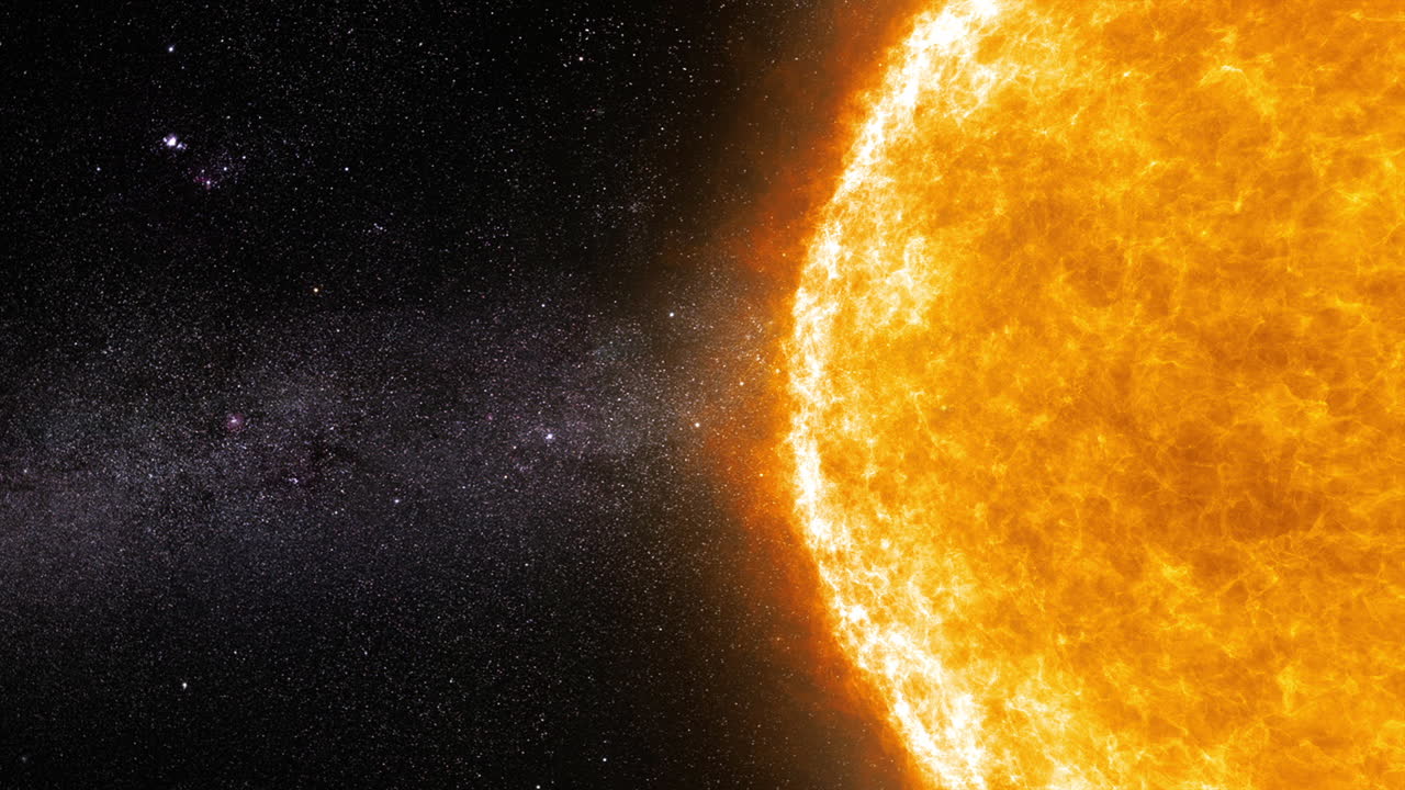 Solar Sun Heat Waves Space Galaxy