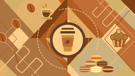 animated background on coffee