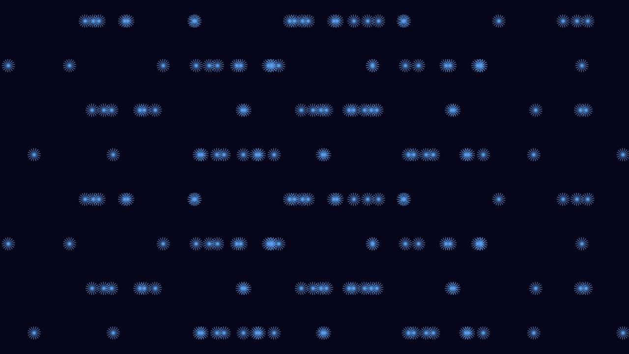 A black background with glowing green dots arranged in a grid pattern. Each row and column contains an equal number of illuminated dots, creating a symmetrical and visually striking display